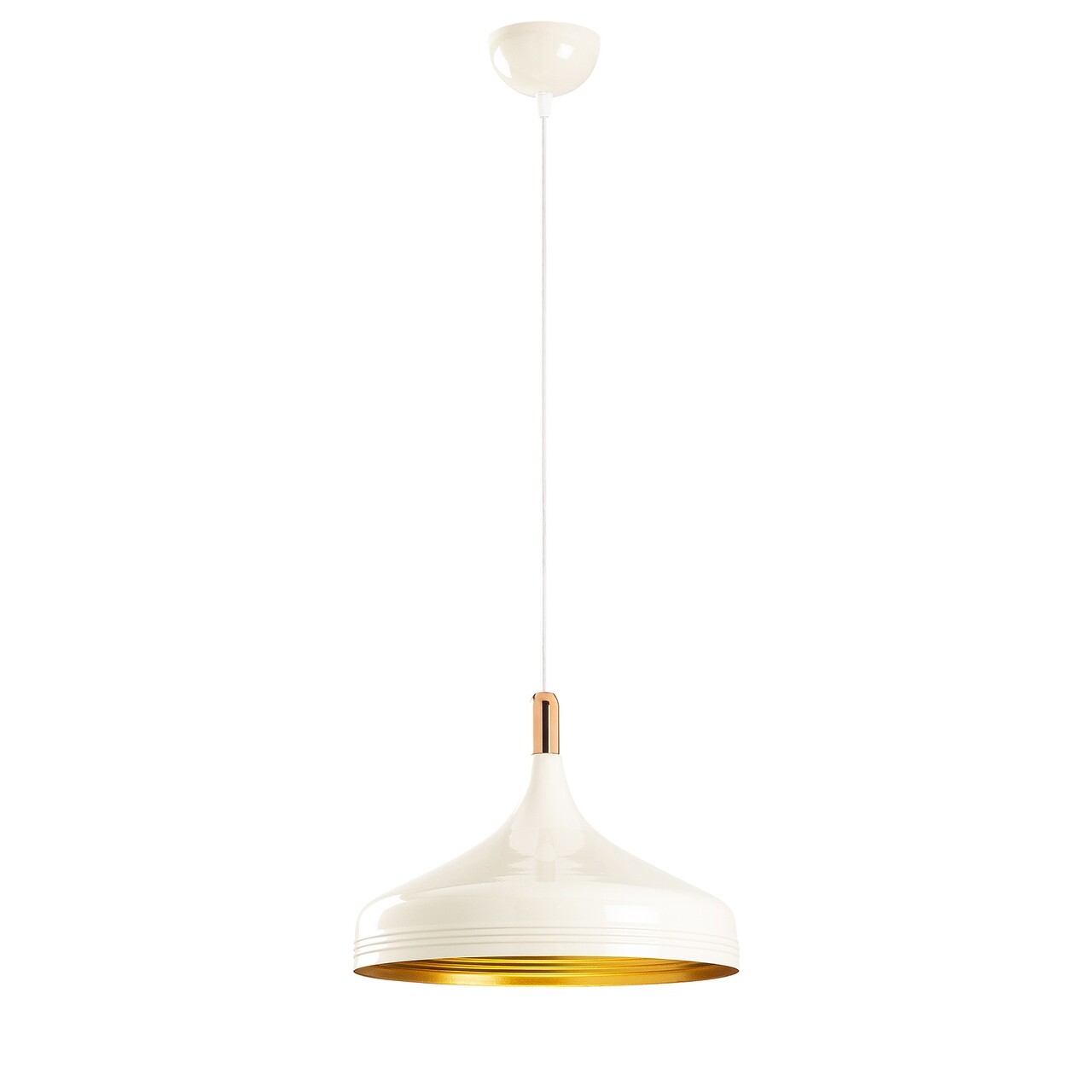 Lustra Opviq, Saglam - 3723, 28x36x124 cm, E27, 100 W, alb/auriu - imagine 7